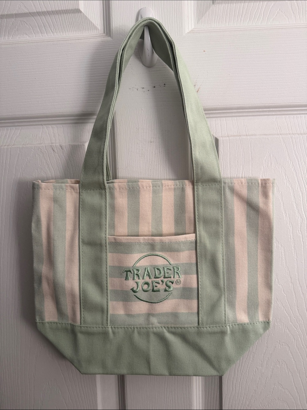Trader Joe’s | Striped Mini Canvas Tote Bag